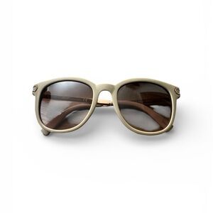 Nanette Lepore HHNN0624-R NN169 Women's Beige Square Sunglasses Brown Lens